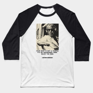 Anthony Bourdain vintage! Baseball T-Shirt